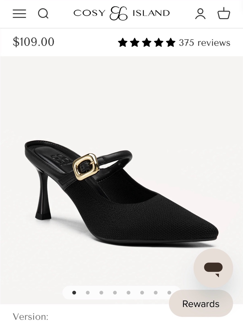 *Brand New*  GraceLithe Pointed Toe Heeled Mule